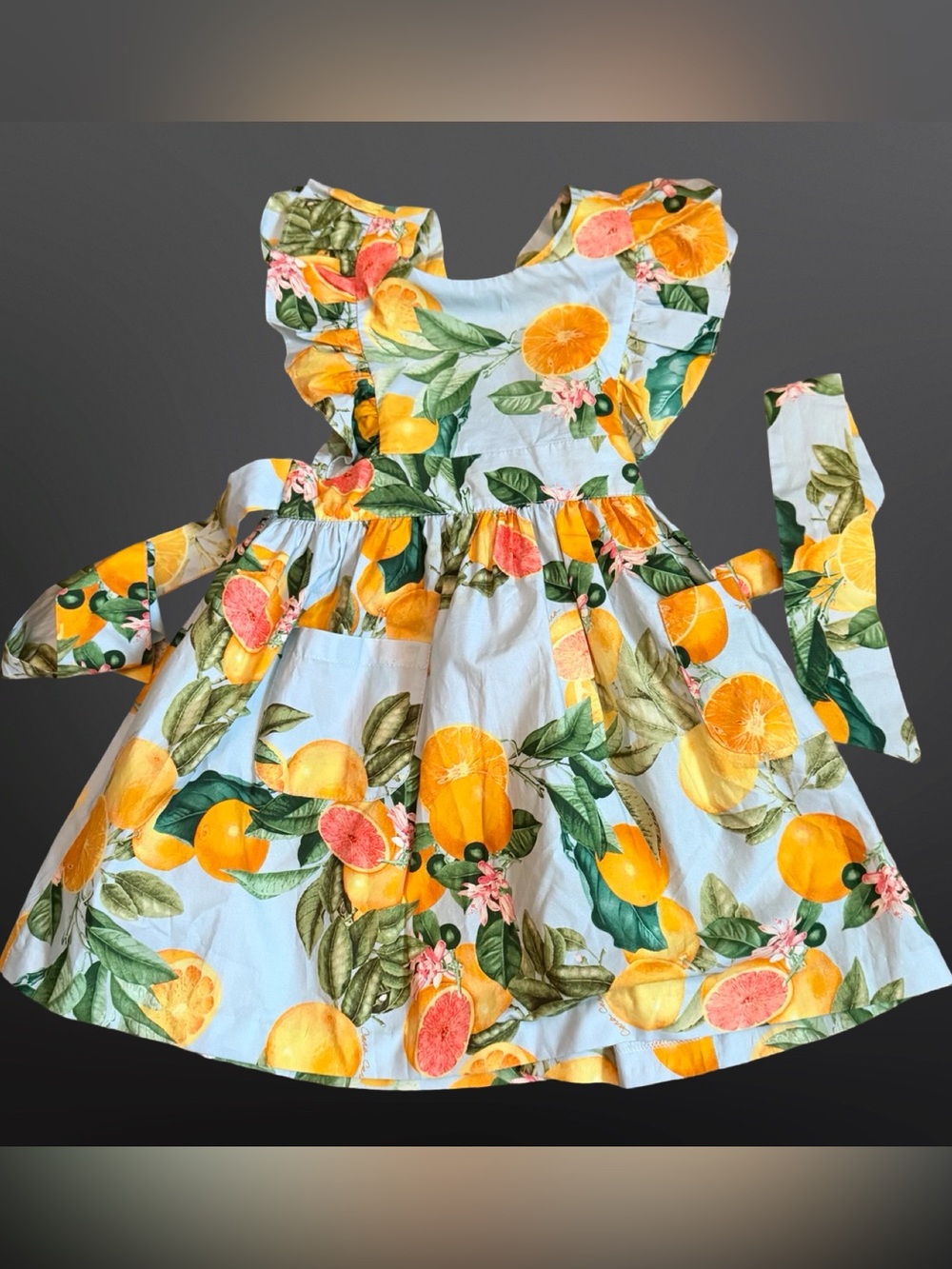 🍊 Cara Cara Girls’ Dress | Size 4 | NWT 🎀
